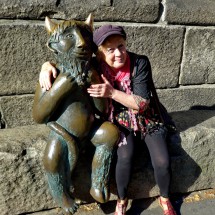 Marion with the imp of Lübeck
